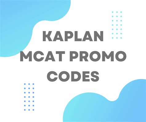 kaplan mcat promo code